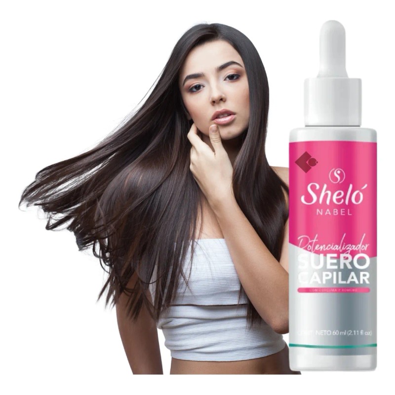 Suero Capilar Sheló Nabel 60ml Nutrición Crecimiento