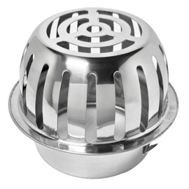 NACX 110mm / 4.3” Stainless Steel Dome Floor Drain Cover, Round Shape Floor Drain Strainer for Home Bathroom Yard Balcony