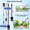 AQQA DC 36W Electric Aquarium Vacuum Gravel Cleaner 6-in-1 Multifunctional