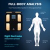 EILISON Digital Bathroom Scale with 8 Electrodes BIA Technology High-Precision