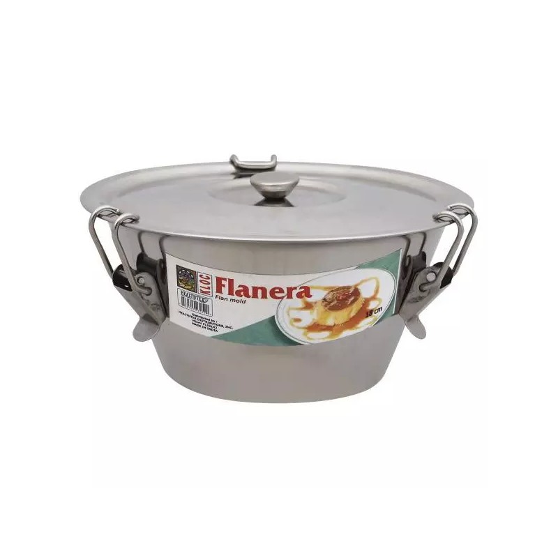 Kloc Flan Mold,Flanera 7" Conical Shape ,Flan Maker Stainless Steel
