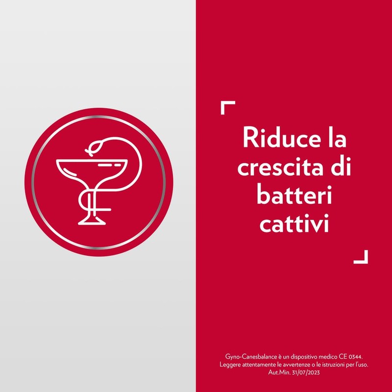 Gyno-Canesbalance Contro La Vaginosi Batterica Trattamento Gel Vaginale 7 Flaconcini