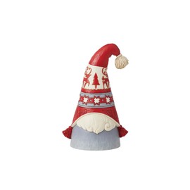 Enesco Jim Shore Heartwood Creek Four Seasons Nordic Noel Gnome Flap Hat Figurine