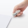MUJI NDB40A2A Polycarbonate Portable Stapler White with Needle