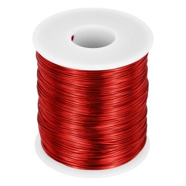 sourcing map 22 AWG Magnet Wire, 22 Gauge / 0.65mm Enameled Copper Wire, 1 Lb Magnetic Coil Wire for Transformer, Motor, Electric, 155C(311F)