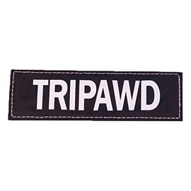 EzyDog Side Badge - Clearly Identifies Your Dog When Wearing The Convert Dog Harness - Set of Two Badges (Tripawd, Small)