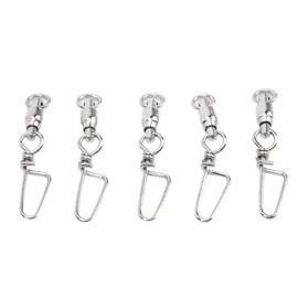 Vbestlife - Kit de 50 piezas de a presión de pesca de alta resistencia, acero inoxidable tipo B, rodamiento de bolas, accesorios giratorios para pesca de agua salada (0#)