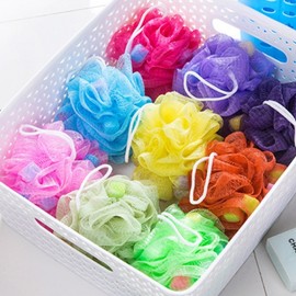 Shower ball sponge, bubble ball shower towel, 6 types RD-11057 Color Random 12ea