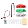 3pcs/set Drone Flash LED Wireless Light for RC Fix Wing