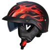 Half Helmet Motorcycle VF08 Open Face DOT Retro Cruiser Helmet