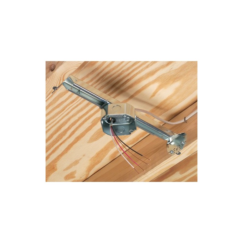 Arlington FBRS415-1 Steel Fan and Fixture Mounting Box with Adjustable