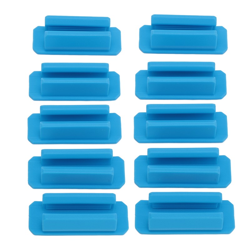 10pcs Adhesive Pen Holder Multipurpose Elastic Flexible Silicone Pencil Holder