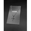 Lagure L23071C0 Mini Simple Cross Cross Silver Necklace Stainless Steel