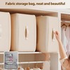 Compression Zipper Storage Bags,2 Pack Foldable Duvet Storage Organisers Large