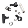 RC Steering Assembly Black High Strength Shock Absorption Steering Link