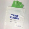 Patient Personal Belonging Bags - Drawstring Clear ， 1.6 mil