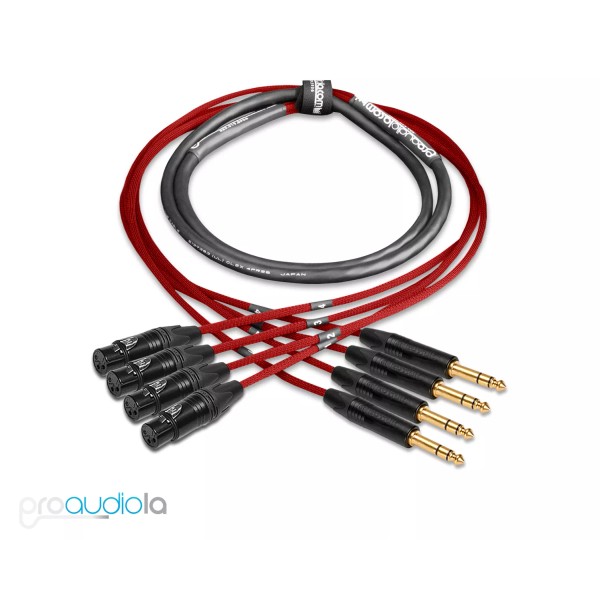 Premium 4 Channel Mogami 2931 Snake | Neutrik Gold XLR