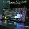 TECKNET Gaming Keyboard, 75% Wired Keyboard, RGB Backlit, 82-Keys with