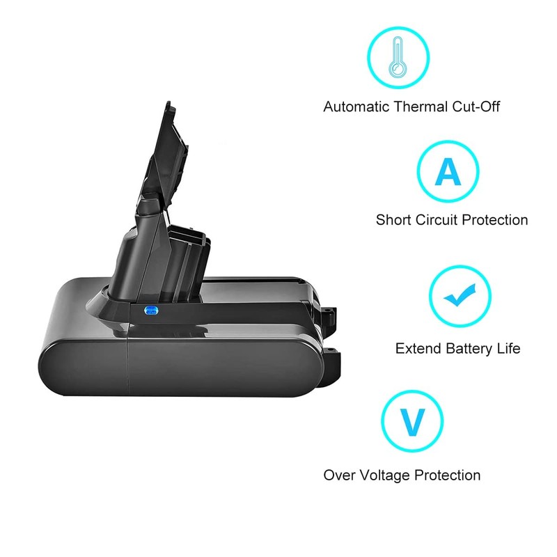HeShunChang V7 Battery 21.6V 2000mAh Compatible V7 SV11 225403 229687