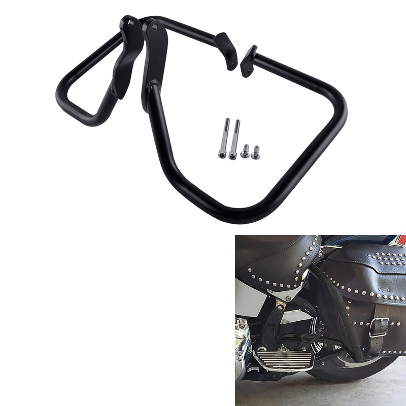 TCMT Rear Saddlebag Guard Rail Crash Bar Fits For Harley