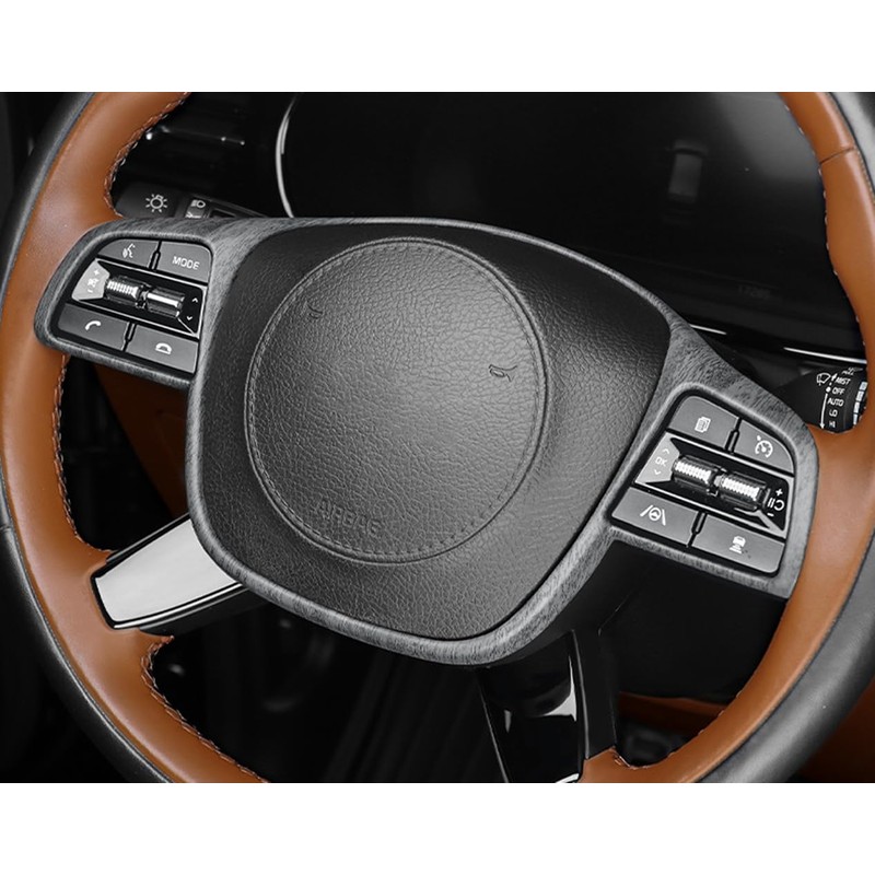 JUIVEEL ABS Car Steering Wheel Frame Cover Steering Wheel Button