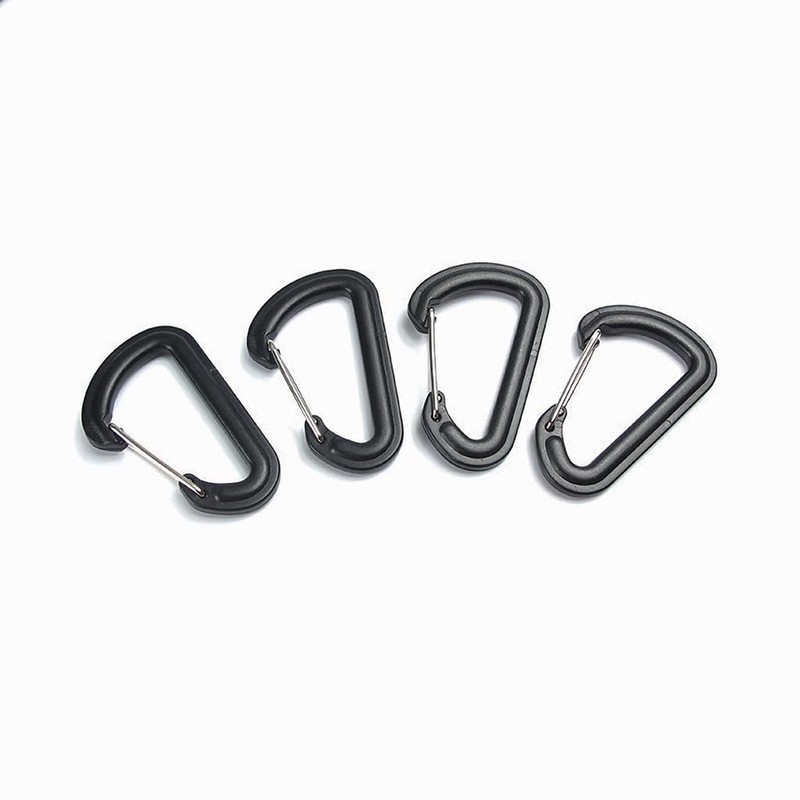 Hawk Zing Aluminum Alloy Carabiner Set of 4 Locking Hooks