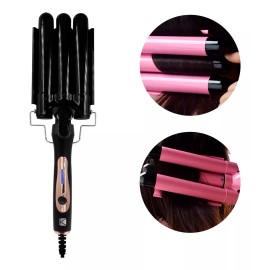 Maíz Rizadora Cabello Pelo 3 Tubos Ferro Barriles Waflera Tenaza