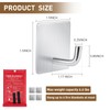 Adhesive Wall Hooks for Fire Blankets - Mondoshop Waterproof Stainless