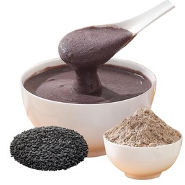 SIJIYUNLI-Hand Grinding Black Sesame Paste 500g/17.63oz Breakfast, black sesame sauce, sesame powder