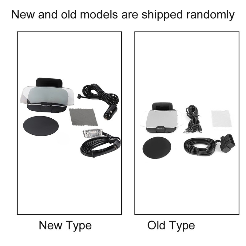 C1 OBD2+GPS LED OBD Car HUD Head up Display Speedometer