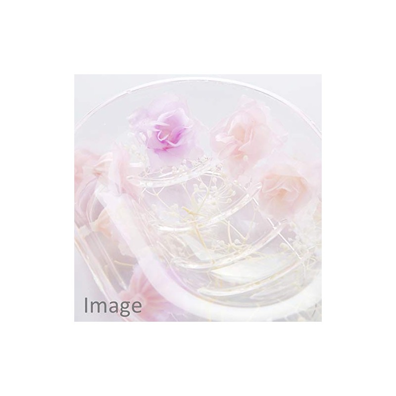 Royal Arden 58784 Acrylic Underwater Flower Soap Dish, Sweet Rose