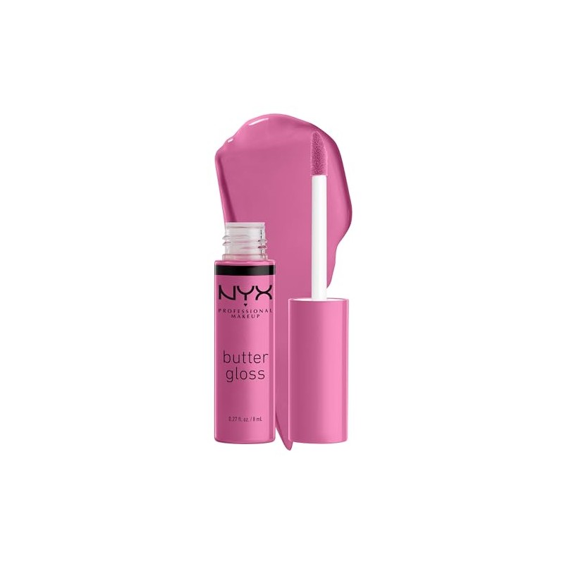 NYX PROFESSIONAL MAKEUP - Brillo de labios no pegajoso, merengue