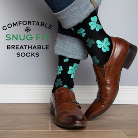 Man of Men Socks - Clover Black