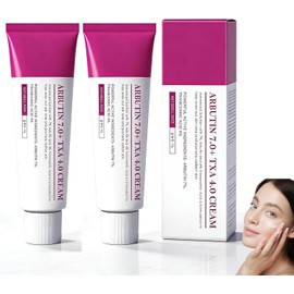 Crema Iluminadora Arbutina 7% + Ácido Tranexámico 4% para Rostro y Cuello Fórmula Ligera, Absorción Rápida, Reduce Manchas y Tono Desigual, Hidratación Profunda, Niacinamida y Glutatión