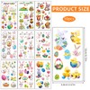 Pack of 10 Easter Egg Stickers, Easter Egg Rabbit Stickers,