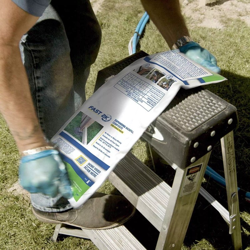 Fast 2K Fence Post Mix, Concrete Alternative for Fence &