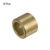 sourcing map 8pcs Sleeve (Plain) Bearings 8mm Bore x 12mm