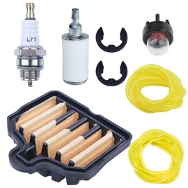 Atunee Air Fuel Filter Line for Poulan Pro PP5020AV Chainsaw Replace 575296301 530095646 with E-clip Primer Bulb Spark Plug