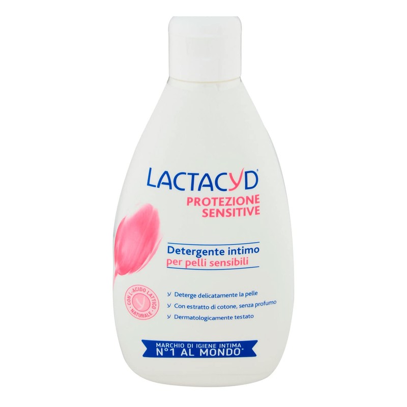 Lactacyd Protezione Sensitive, Gel Detergente Intimo per Pelli Sensibili, Extra