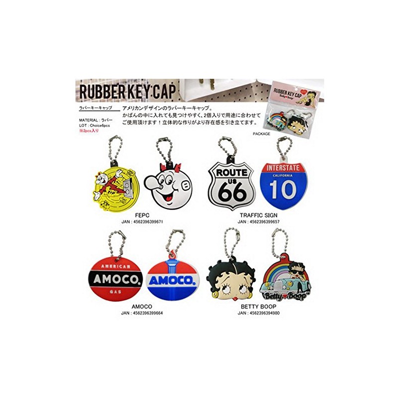 [FEPC] lady kilos Rubber Key Holder Pack of 2 Ring Key
