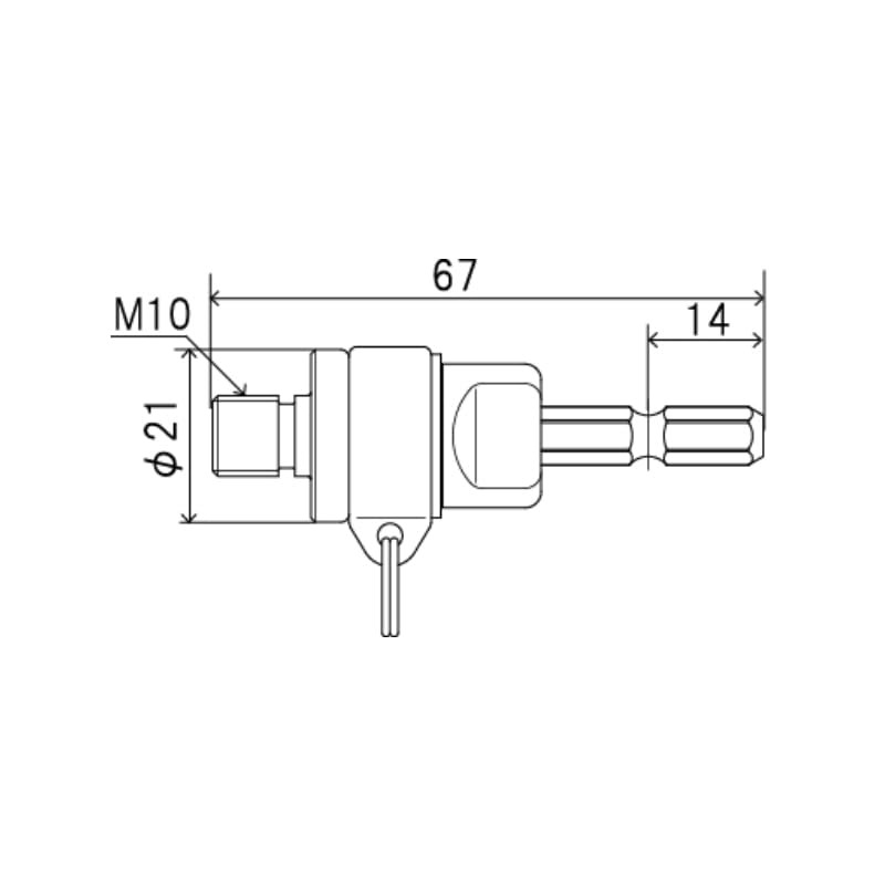 TOP Industries TNC-RS Drop Prevention Adapter for PVC Inner Diameter