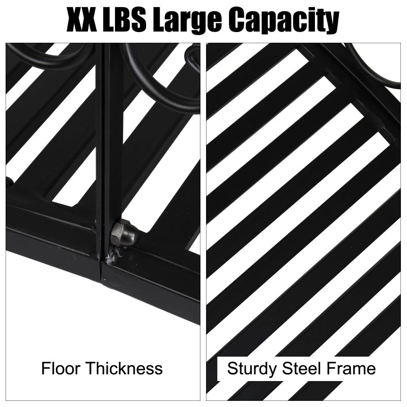 Unbranded 119*67*71cm Courtyard Bird Pattern Arched Handrail Courtyard Iron Bridge