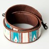 American Darling Saddle Blanket Genuine Leather Crossbody Handle Strap for