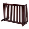 Giantex Expandable Wood Dog Gate, 28''-80'' Adjustable Freestanding Pet Gate