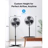 PELONIS 16 inch Pedestal Fan for Bedroom , Oscillating Fan,