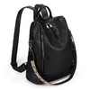 UTO Backpack Womens Ladies Rucksack Bags Double Zipper Side Pockets