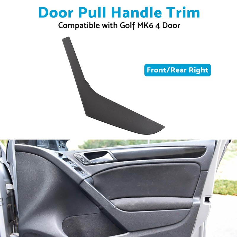 MAX COOL Car Interior Inner Door Handles Pull Trim Compatible