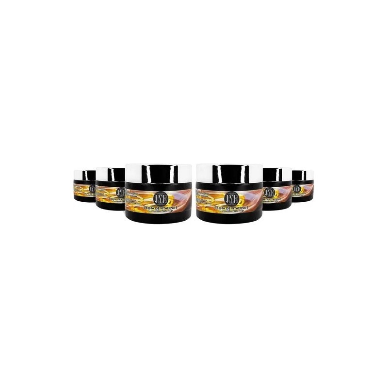 6 Frascos De Crema De Vitamina E Natural Jye 360