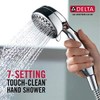 DELTA FAUCET 75701C 7-Setting Hand Shower, Chrome