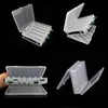 TOPIND Double Sided Fishing Lures Box Transparent Visible Plastic Bait